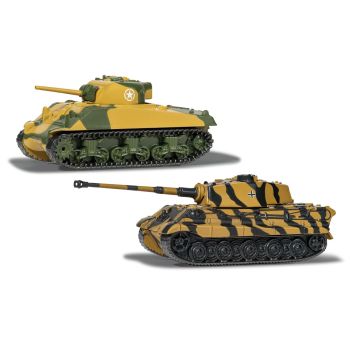 Corgi WT91302 World of Tanks Sherman vs King Tiger Scale Diecast Model Set