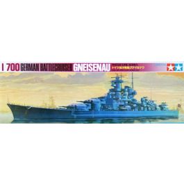 Tamiya 77520 German Battle Cruiser Gneisenau 1/700 Scale Kit for sale online