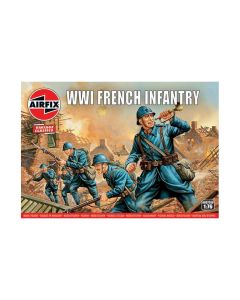 Airfix 00728V WWI French Army Infantry 1/72 Scale Plastic Model Figures