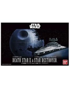 Bandai 2419265 Star Wars Death Star II & Star Destroyer Scale Plastic Model Kits