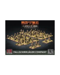 Flames of War GBX136 Fallschirmjager Company Late War (92 Figures) Miniatures