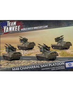 Team Yankee TIBX07 M48 Chaparral SAM Platoon (4 Vehicles) Gaming Miniatures