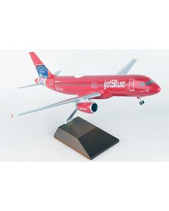 SkyMarks 8360 Jetblue A320 'FDNY' with Wood Stand & Gear 1/100 Scale Model