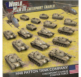 Team Yankee M48 Tank Company Checkpoint Charlie Starter Set