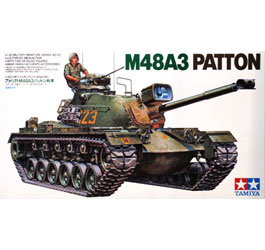 Tamiya M48A3 Patton Tank Scale Model Kit