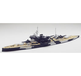 Neptun HMS Warspite Camouflaged & Painted Decks Model Ship