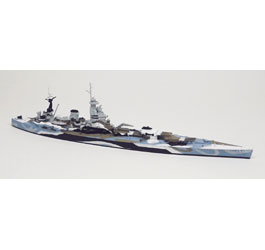Neptun HMS Rodney Camouflaged Scale Model Ship