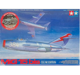 Rare Tamiya MiG-15 Clear Edition Model Kit