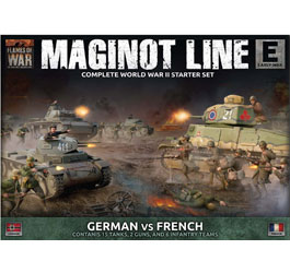 Flames of War 'Maginot Line' German vs French Starter Set Early War