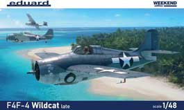 Eduard F4F-4 Wildcat Late Production Scale Model Kit