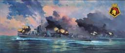 Flyhawk Light Cruiser Ajax Deluxe Edition Scale Model Kit