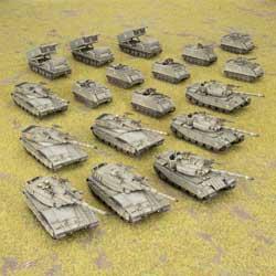 Team Yankee Israeli Merkava Tank Company Gaming Miniatures