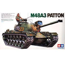 Tamiya M48A3 Patton Tank Scale Model Kit