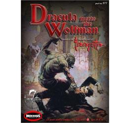 Frank Frazetta Dracula Meets the Wolfman Scale Plastic Model Kit