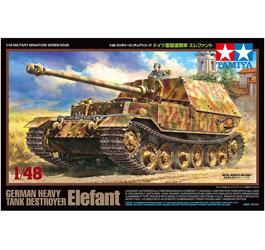 Tamiya Heavy Tank Destroyer 'Elephant' 1/48 Scale Model Kit