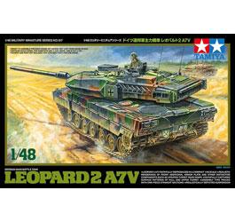 Tamiya German Leopard 2 A7V 1/48 Scale Model Kit