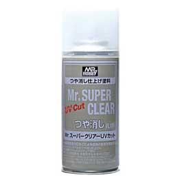 Mr Super Clear Flat UV Cut Spray Can